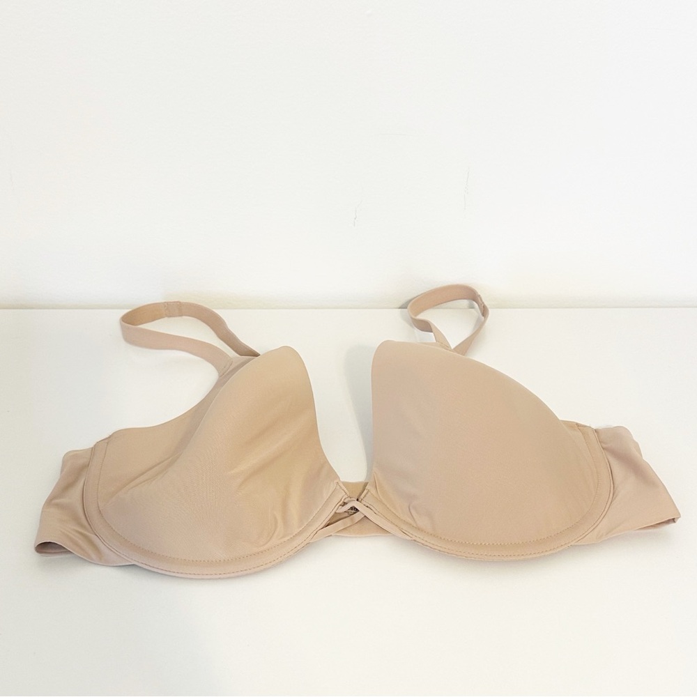 SOMA Lightly Lined Plunge 38D Nude Bra